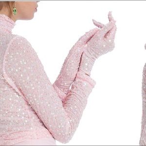 Dyspnea eddy gloves in pink great condition never worn out